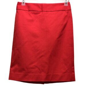 Banana Republic Women Red Straight Skirt Size 8